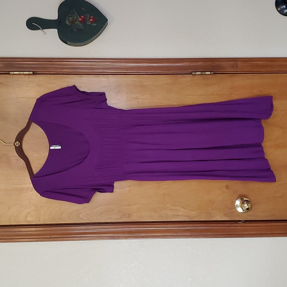 Forever magenta purple dress, xl